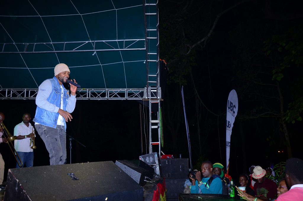 Jamal on stage during the festival