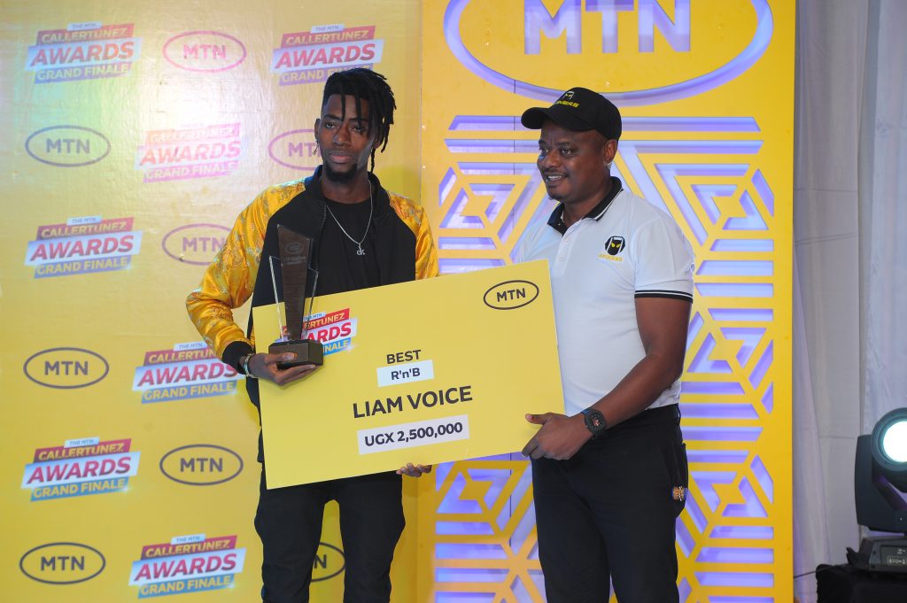 Liam voices Omwooyo was the most downloaded RnB MTN CallerTune earning him an award and cash prize