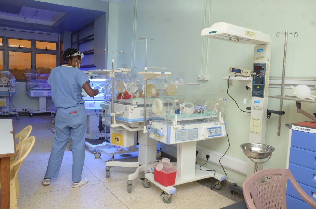 The Kawempe Hospital NICU that was refurbished using the past MTN Kampala Marathon proceeds in a bid to improve newborn health services